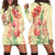 Flower Art Hoodie Dress - AH Black - Polynesian Pride