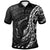 Cook Islands Polo Shirt Polynesian Pattern Style Unisex Black - Polynesian Pride