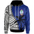 Guam Hoodie Coat of Arm and Polynesian Patterns Unisex Blue - Polynesian Pride