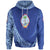 Guam Hoodie Polynesian Patterns Sport Style Unisex Blue - Polynesian Pride