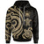 Samoa Polynesian Hoodie Gold Tentacle Turtle Unisex Gold - Polynesian Pride