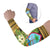 Guam Arm Sleeve (Set of 2) - Tropical Flowers Polynesian Patterns Set of 2 GOLD - Polynesian Pride