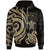 Fiji Polynesian Hoodie Gold Tentacle Turtle Crest Unisex Gold - Polynesian Pride