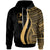 Yap Hoodie Gold Tentacle Tribal Pattern Unisex Gold - Polynesian Pride