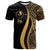 Yap T Shirt Gold Micronesian Tentacle Tribal Pattern Unisex Gold - Polynesian Pride