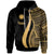 Nauru Hoodie Gold Tentacle Tribal Pattern Unisex Gold - Polynesian Pride