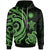 Northern Mariana Hoodie Green Tentacle Turtle Unisex Green - Polynesian Pride