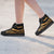 Vanuatu High Top Shoes Gold - Polynesian Tentacle Tribal Pattern - Polynesian Pride