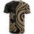 Tahiti Polynesian T Shirt Gold Tentacle Turtle - Polynesian Pride