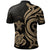 Yap Polynesian Polo Shirt Gold Tentacle Turtle - Polynesian Pride