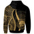 Federated States of Micronesia Custom Hoodie Gold Tentacle Tribal Pattern - Polynesian Pride