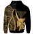 Wallis and Futuna Custom Hoodie Gold Tentacle Tribal Pattern - Polynesian Pride