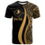 Yap Custom T Shirt Gold Micronesian Tentacle Tribal Pattern Unisex Gold - Polynesian Pride