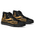 Guam High Top Shoes Gold - Polynesian Tentacle Tribal Pattern - Polynesian Pride