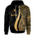 Yap Custom Hoodie Gold Tentacle Tribal Pattern Unisex Gold - Polynesian Pride