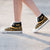 Guam High Top Shoes Gold - Polynesian Tentacle Tribal Pattern - Polynesian Pride