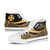 Wallis And Futuna High Top Shoes Gold - Polynesian Tentacle Tribal Pattern - Polynesian Pride