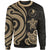 Yap Sweater - Gold Tentacle Turtle Unisex Gold - Polynesian Pride