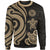 American Samoa Sweater - Gold Tentacle Turtle Unisex Gold - Polynesian Pride