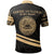 American Samoa Polo Shirt In My Heart Style Gold Polynesian Patterns - Polynesian Pride