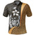 Polynesian Polo Shirt Gold Turtle with Hook Unisex GOLD - Polynesian Pride