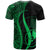 Yap T Shirt Green Micronesian Tentacle Tribal Pattern - Polynesian Pride