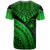 Chuuk Custom T Shirt Green Polynesian Necklace and Lauhala - Polynesian Pride