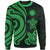 Northern Mariana Islands Sweater - Green Tentacle Turtle Unisex Green - Polynesian Pride