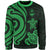 Guam Sweater - Green Tentacle Turtle Unisex Green - Polynesian Pride