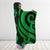 Hawaii Hooded Blanket - Green Tentacle Turtle - Polynesian Pride