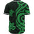 Guam Baseball Shirt - Green Tentacle Turtle - Polynesian Pride