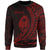 Guam Sweatshirt - Wings Style Red Color Unisex Red - Polynesian Pride