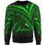 Guam Sweatshirt - Cross Style Green Color Unisex Black - Polynesian Pride