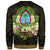 Guam Sweatshirt - Polynesian Gold Patterns Collection - Polynesian Pride