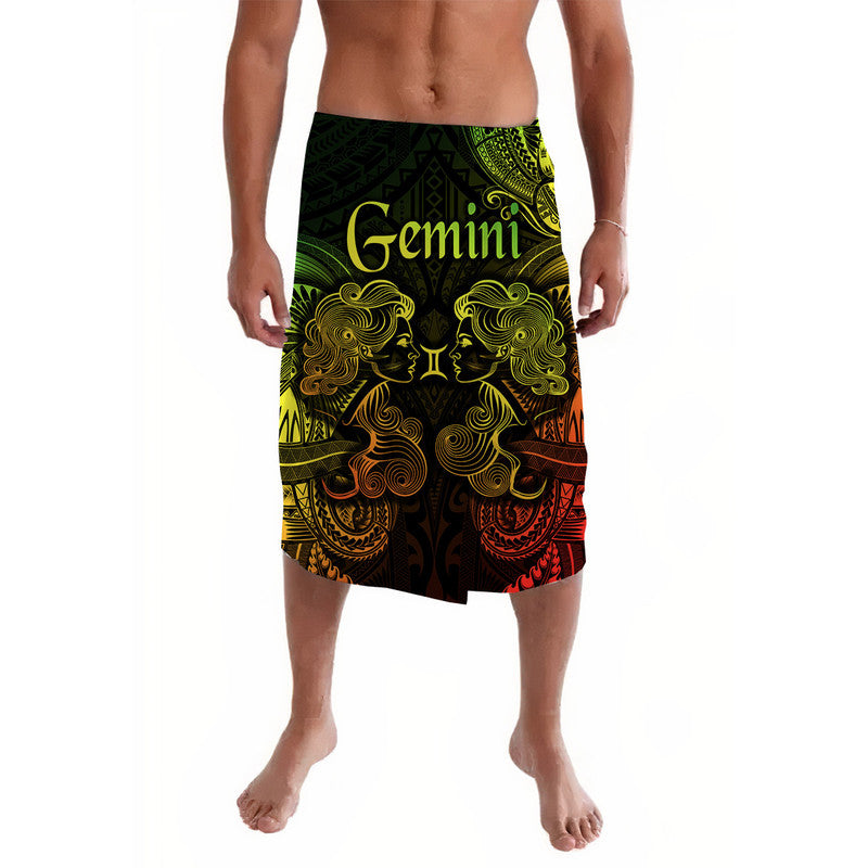 Gemini Zodiac Polynesian Lavalava Unique Style Reggae LT8 Reggae - Polynesian Pride