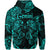 Gemini Zodiac Polynesian Zip Hoodie Unique Style Turquoise LT8 - Polynesian Pride