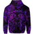 Gemini Zodiac Polynesian Zip Hoodie Unique Style Purple LT8 - Polynesian Pride