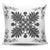 Hawaiian Quilt Maui Plant And Hibiscus Pattern Pillow Covers - Gray White - AH One Size Gray - Polynesian Pride