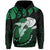 Hawaii Polynesian Aumakua Hammerhead Shark Hoodie Cloud Style Green - Polynesian Pride