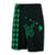 Hawaii Kakau Polynesian Turtle Map Board Shorts - Green - Polynesian Pride