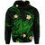 Hawaii Hoodiean Turtle Plumeria Mixed Polynesian Green Style LT9 Zip Hoodie Green - Polynesian Pride