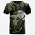 Hawaii Polynesian Aumakua Hammerhead Shark T Shirt Cloud Style Green Military - Polynesian Pride