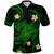 Custom Hawaii Polo Shirt Hawaiian Turtle Plumeria Mixed Polynesian Green Style LT9 Adult Green - Polynesian Pride