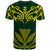 Hawaii Kanaka Polynesian Football Jersey T Shirt Green Bernice Style - Polynesian Pride