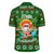 (Personalized) Hawaiian Santa Claus Mele Kalikimaka Shirt - Aviv Style - Green - AH - Polynesian Pride