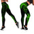 Polynesian Leggings - Polynesian Tattoo Green Version Black - Polynesian Pride