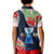 Guam Liberation Day Polo Shirt Latte Stone Hibiscus Painting LT9 - Polynesian Pride