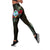 Guam Hibiscus Leggings A7 Black - Polynesian Pride