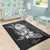 Guam Area Rug - Fish With Plumeria Flowers Style - Polynesian Pride