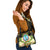 Guam Shoulder Handbag - Polynesian Gold Patterns Collection - Polynesian Pride